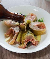 噴香蔥油魚鉤魚段做法