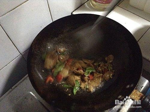 杏鮑菇爆炒肉片的做法