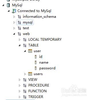 myeclipse中database explore的簡單使用