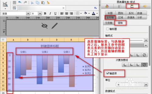 表格製作軟件FineReport教程：[20]軸逆序圖表