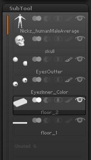Zbrush中如何複製SubTool