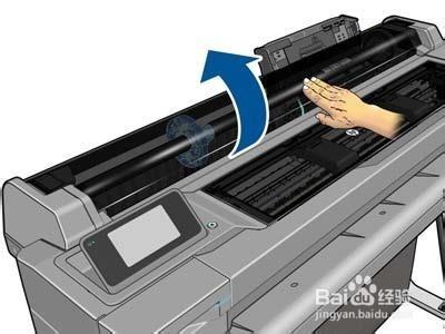 HP Designjet T120&amp;T520裝紙步驟