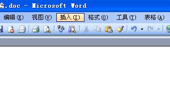 辦公室軟件word的新建：[5]word工作欄中插入