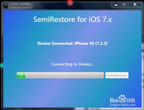 越獄ios7.1.X半恢復（semi-restore使用）教程