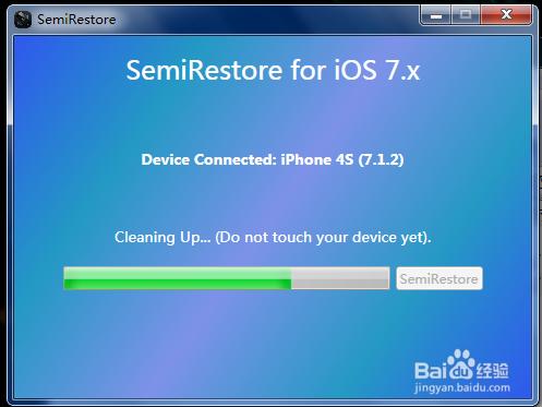 越獄ios7.1.X半恢復（semi-restore使用）教程