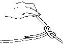 給繩子打結的方法(三)