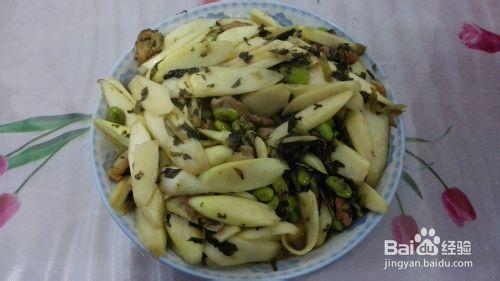 【盡膳新煮藝】江滬本幫菜--雪菜毛豆煨茭白