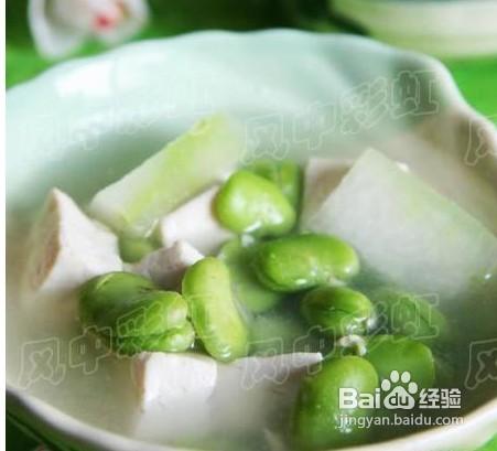 蠶豆冬瓜湯怎麼做