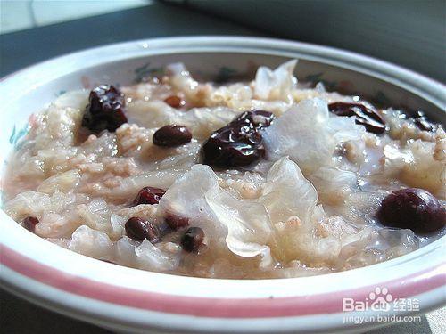 巧用剩飯—銀耳大棗雜豆粥