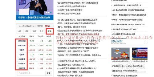 如何通過百度新聞集中檢視各種股指期貨資料