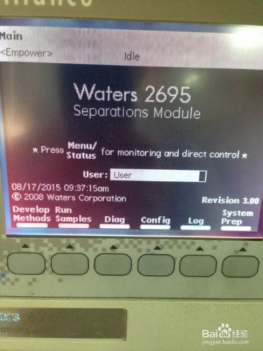 waters e2695監測器按鈕灰色的解決方法