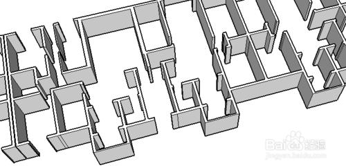 CAD檔案匯入sketchup（草圖大師）中。