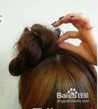 髮型DIY：中發丸子頭扎法DIY