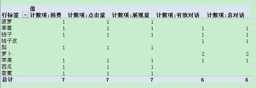 資料透視表在競價分析中怎麼用？（二）