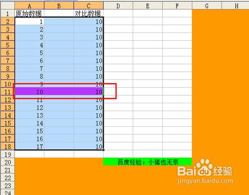 【Excel技巧】快速找到兩列之間同行相同的資料