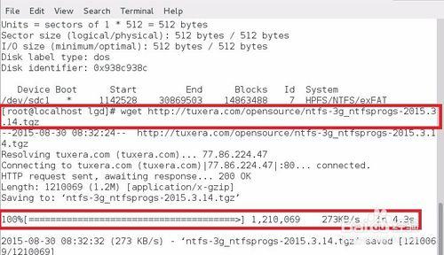 Centos7 掛載NTFS檔案系統（U盤、硬碟）