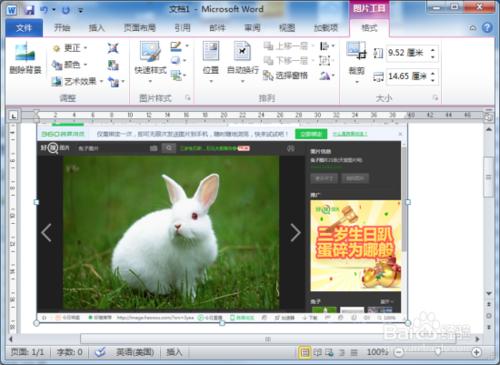 Word2010文件中螢幕截圖功能插入圖片