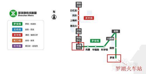 怎樣從深圳北站坐車到羅湖火車站