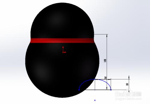 solidworks建模演示-QQ企鵝