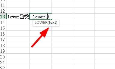 Excel中如何將文字轉換為小寫形式？