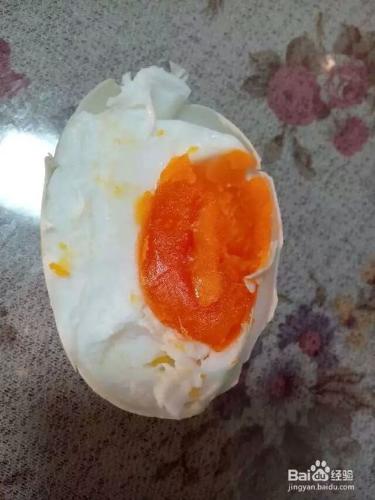 自制鹹鴨蛋，美味