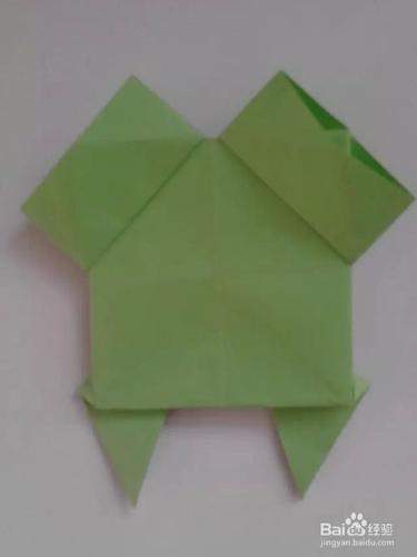 摺紙：小青蛙
