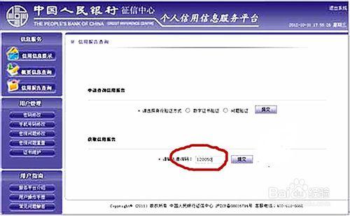 怎樣進行網上徵信查詢