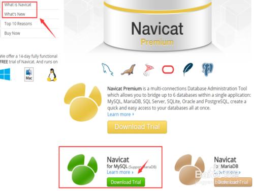 如何使用Navicat連線MySQL