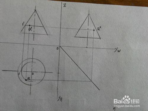 如何畫圓錐表面點的投影（圓錐表面點投影方法）