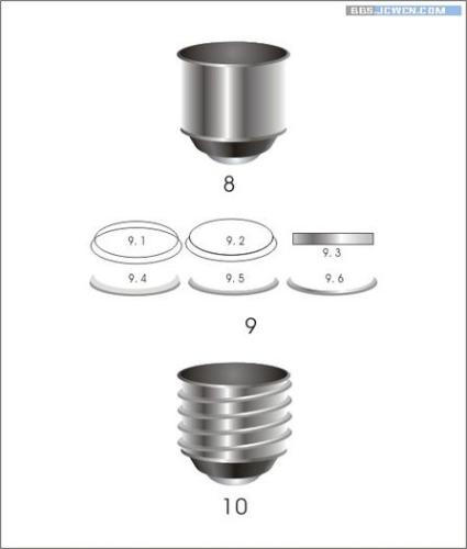 CorelDRAW打造七彩燈泡