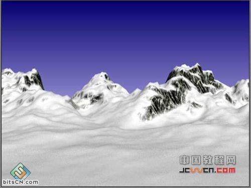 怎樣用3dmax製作雪景