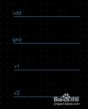 如何在Cadence Spectre中連續標記多條導線