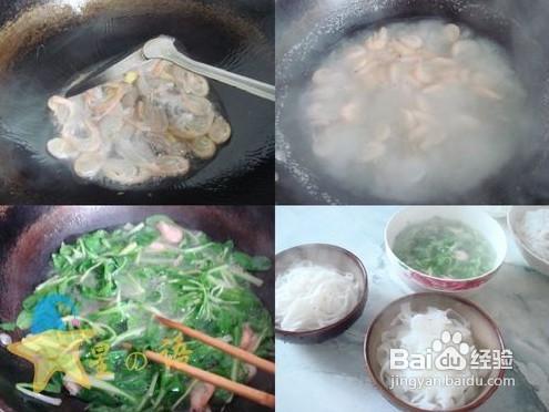 青蝦雞毛菜米線、米卷怎麼做