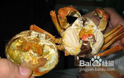 清蒸螃蟹的吃法