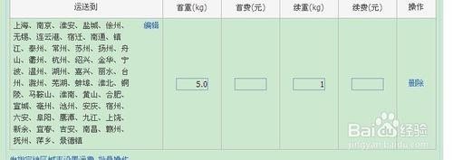 淘寶店鋪運費模板怎麼設定