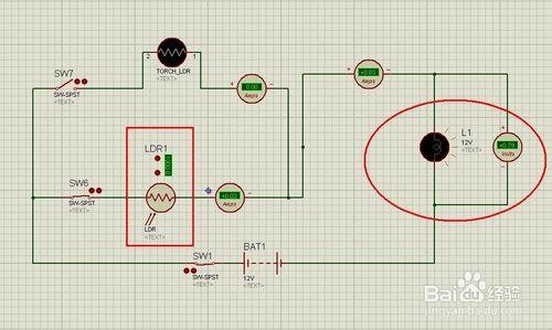 類比電子protues模擬：[3]光敏電阻