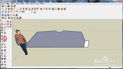 sketchup中路徑跟隨的用法