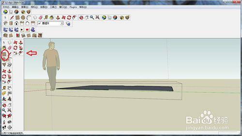 sketchup中路徑跟隨的用法