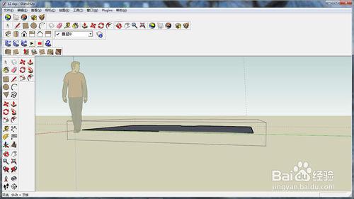 sketchup中路徑跟隨的用法