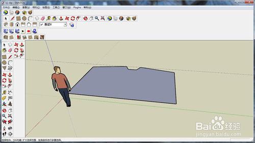 sketchup中路徑跟隨的用法