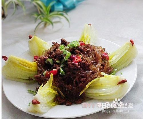 肉末粉絲白菜怎麼做