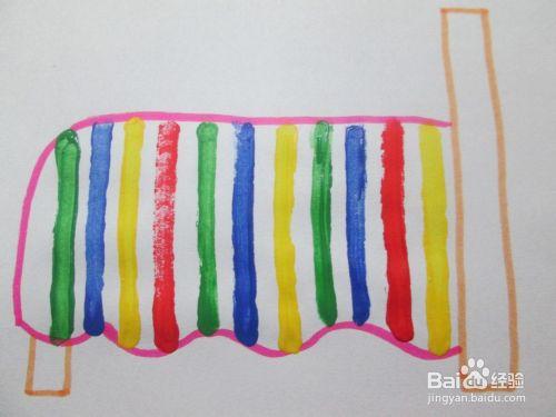 幼兒棉籤畫點和線的訓練技巧