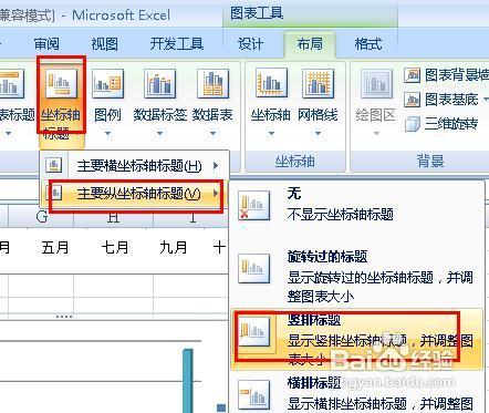 excel怎樣給座標軸新增標題