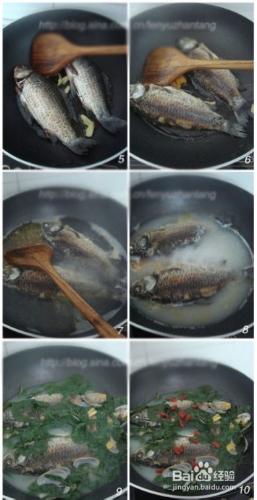 食療藥膳　鯽魚花蛤枸杞葉湯