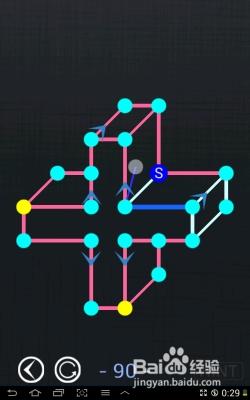 一筆畫blue world全部攻略：[18]第86～90關