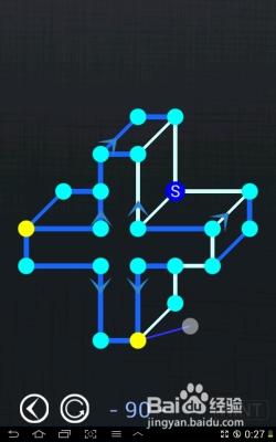 一筆畫blue world全部攻略：[18]第86～90關