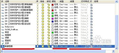 怎樣使用CAD新增新的圖層