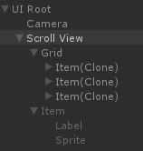 NGUI:實現ScrollView拖動到最底新增下一頁內容