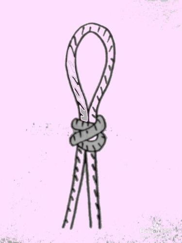 玉墜紅繩項鍊的編法