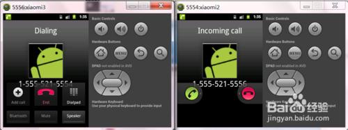 安卓應用開發之安卓模擬器之間互相打電話發簡訊